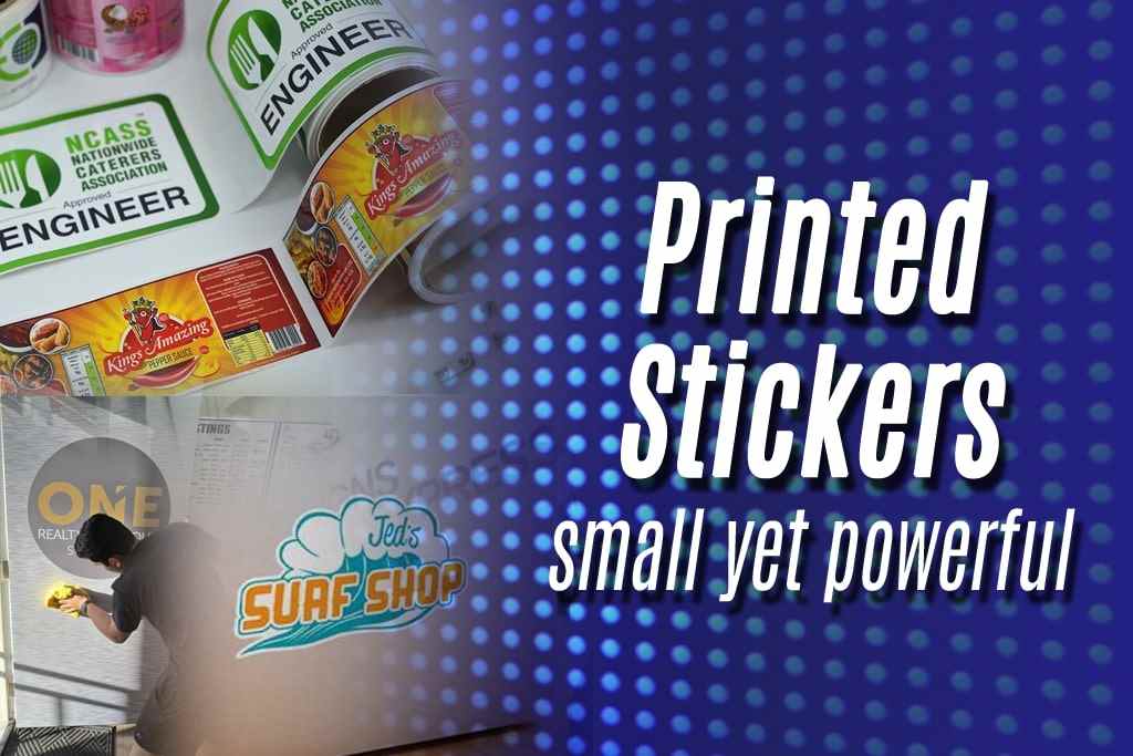 Printed Stickers for business Cover